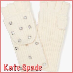 Kate Spade Pop-top Gloves 100% Merino
